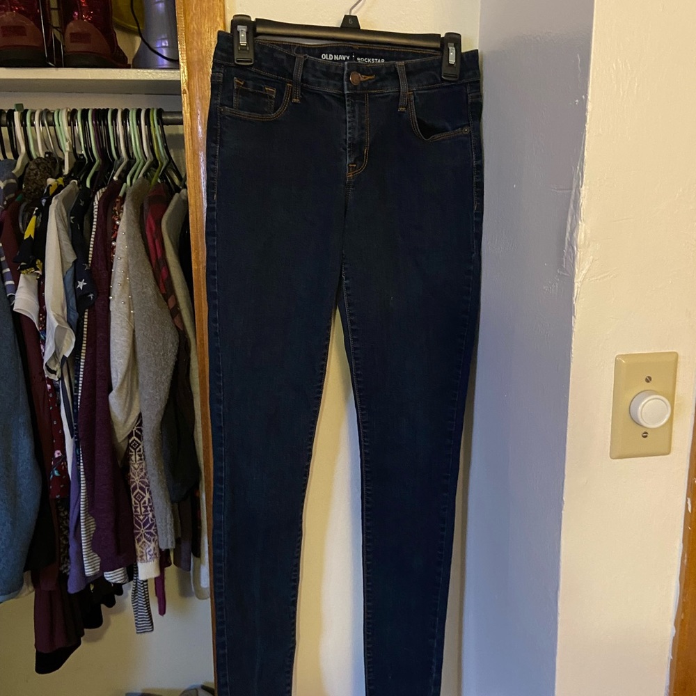 Old Navy Rockstar Mid-Rise Skinny Jeans